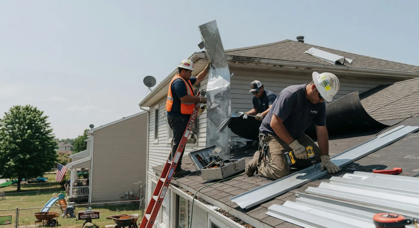 Storm Damage Metal Roof Repair in Farmington Falls, ME